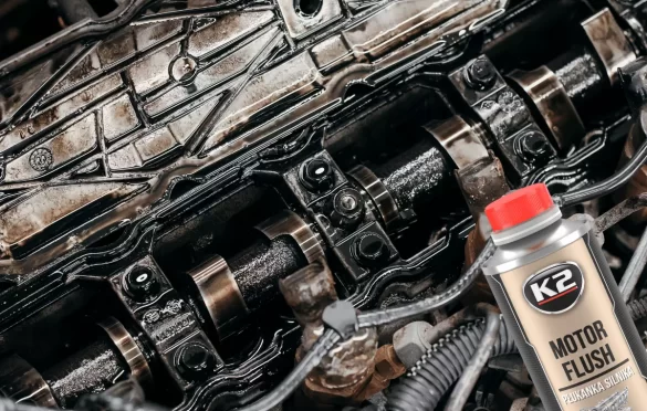 Płukanka do silnika diesla lub benzynowego K2 Motor Flush stosuj przed każdą wymianą oleju - poradnik